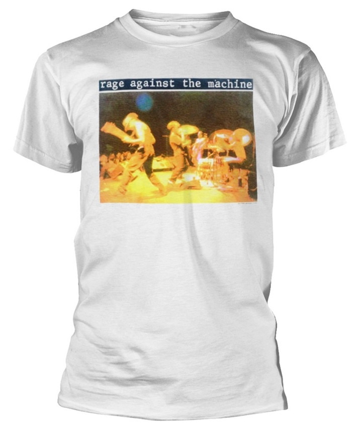 Rage Against The Machine 'Anger Is A Gift' (White) T-Shirt