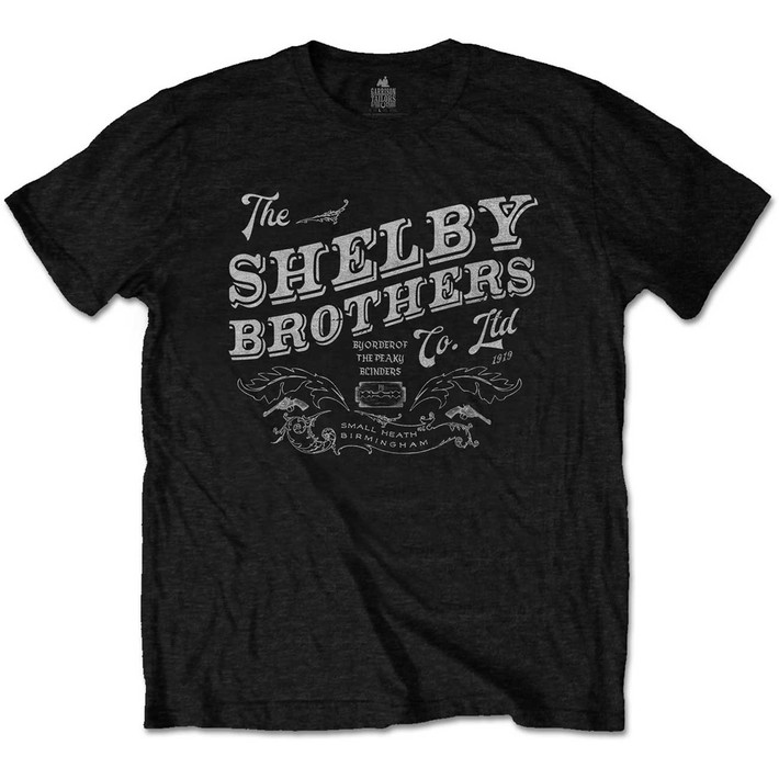 Peaky Blinders 'The Shelby Brothers Co.Ltd' (Black) T-Shirt