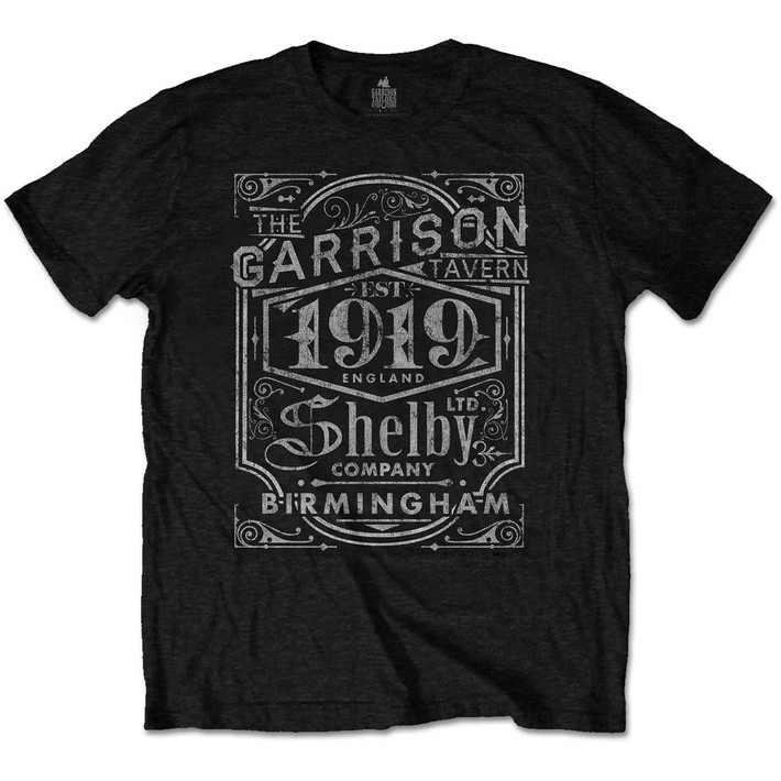 Peaky Blinders 'Garrison Pub' (Black) T-Shirt