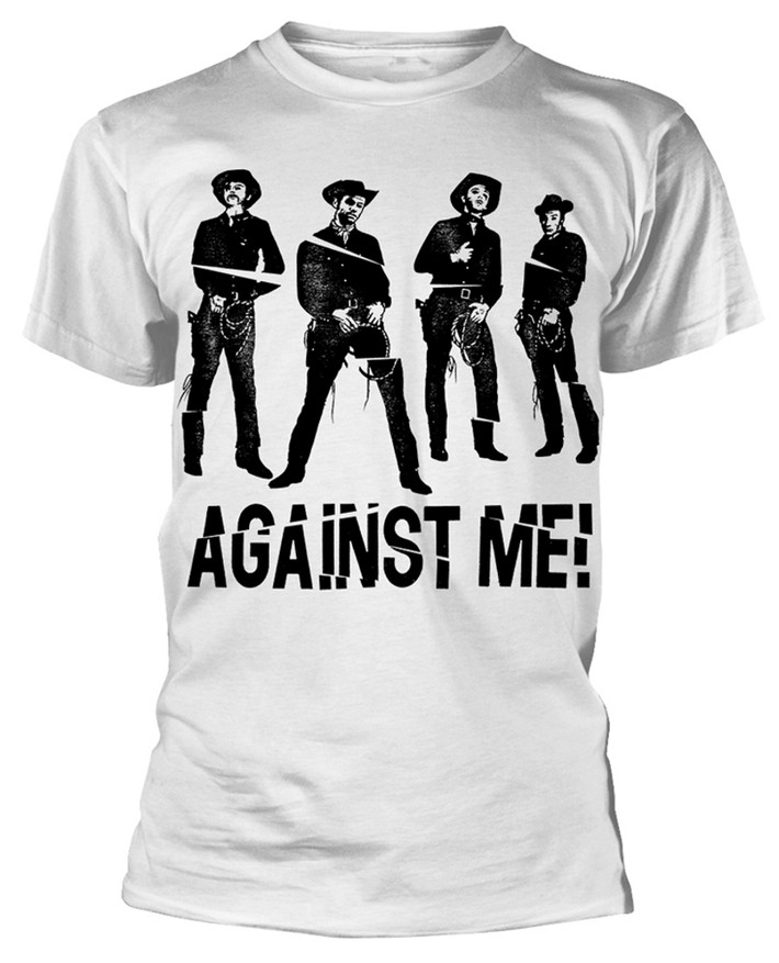 Against Me! 'Western' (White) T-Shirt