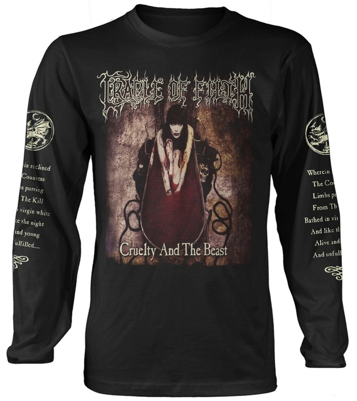 Cradle Of Filth 'Cruelty And The Beast' Long Sleeve Shirt