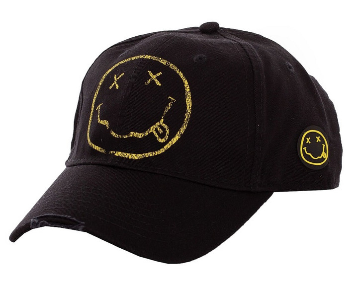 Nirvana 'Smiley' Baseball Cap