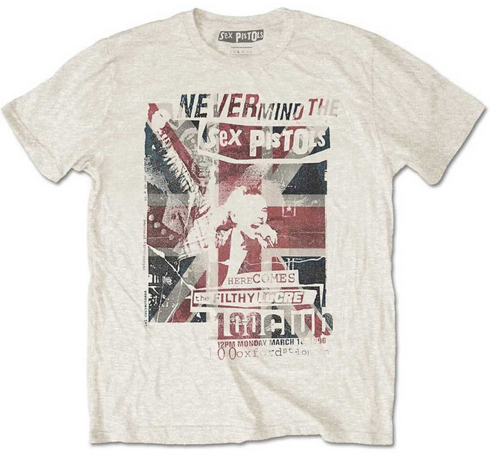 Sex Pistols '100 Club' (Natural) T-Shirt