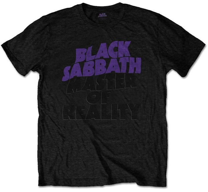 Black Sabbath 'Masters Of Reality Album' (Black) T-Shirt