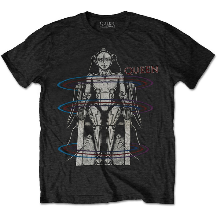 Queen 'European Tour 1984' (Black) T-Shirt