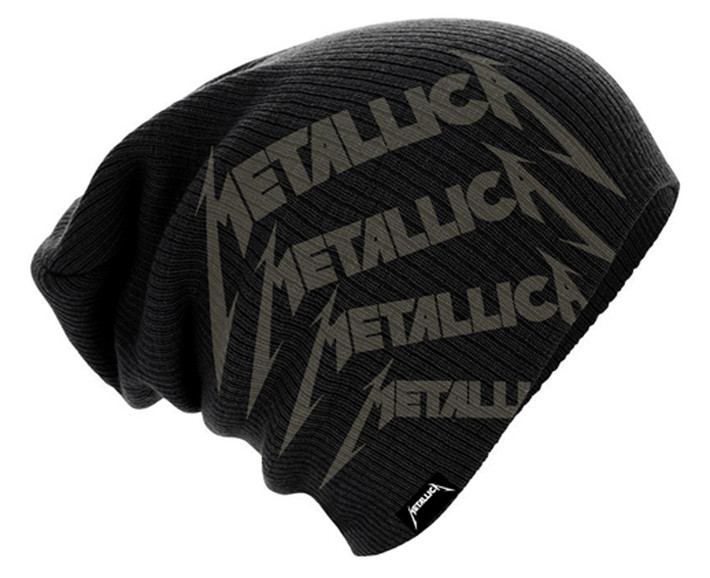 Metallica 'Repeat Logo' (Black) Beanie Hat