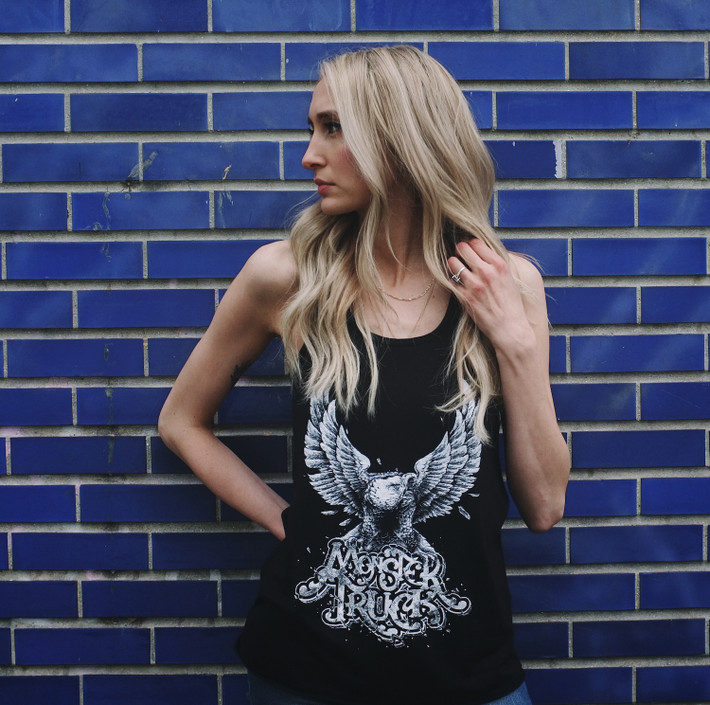 Monster Truck 'Eagle' Womens Racer Back Tank Vest