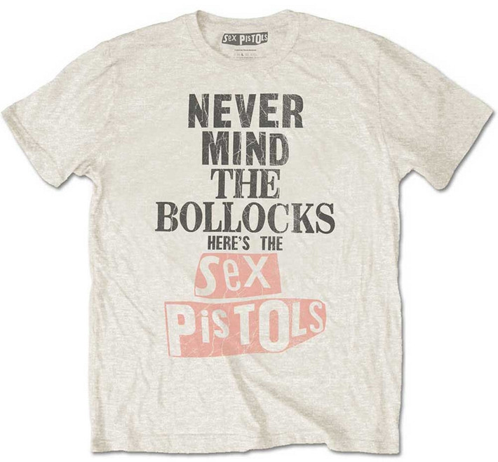 Sex Pistols 'NMTB Distressed' (Natural) T-Shirt