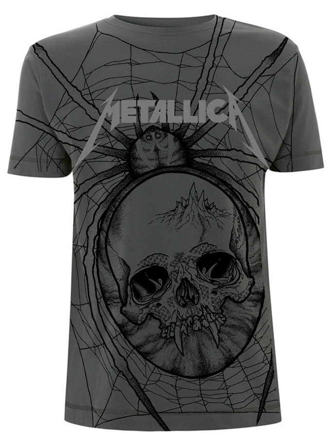 Metallica 'Spider' (Grey) T-Shirt