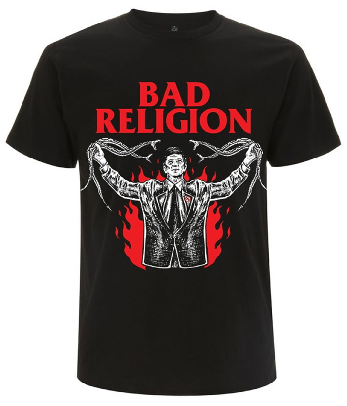 Bad Religion 'Snake Preacher' (Black) T-Shirt