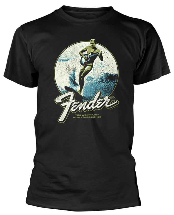 Fender 'Surfer' (Black) T-Shirt