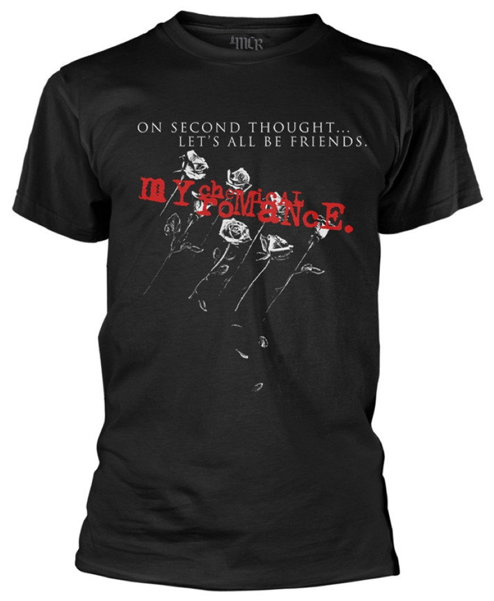 My Chemical Romance 'Let's All Be Friends' (Black) T-Shirt