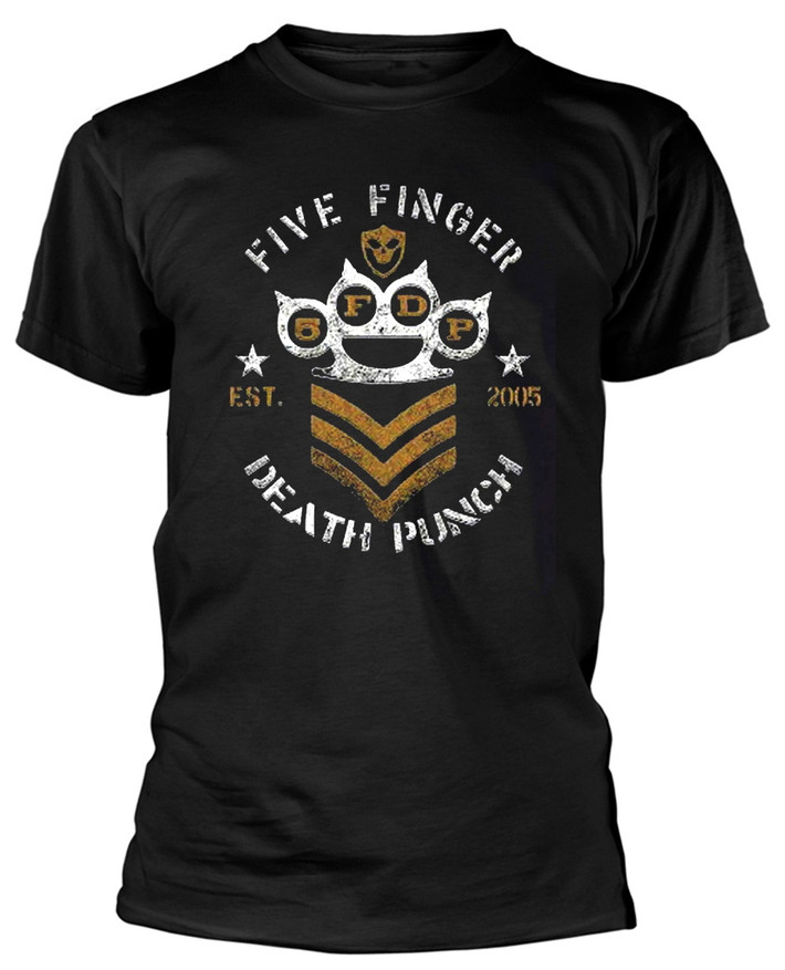 Five Finger Death Punch 'Chevron' (Black) T-Shirt