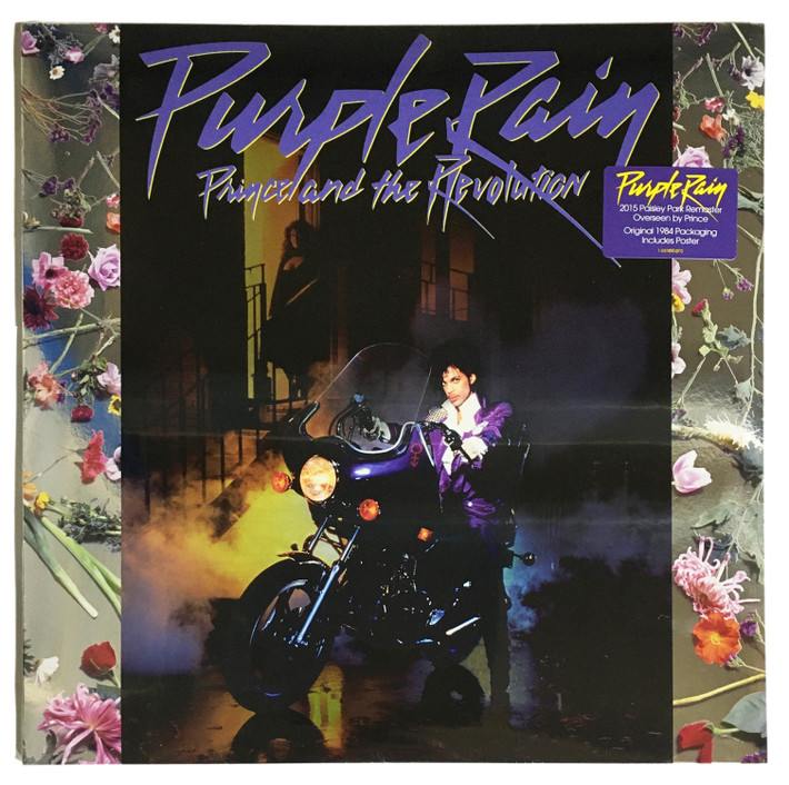 Prince and the Revolution 'Purple Rain' LP Vinyl (2015 Paisley Park Remaster, w/poster)