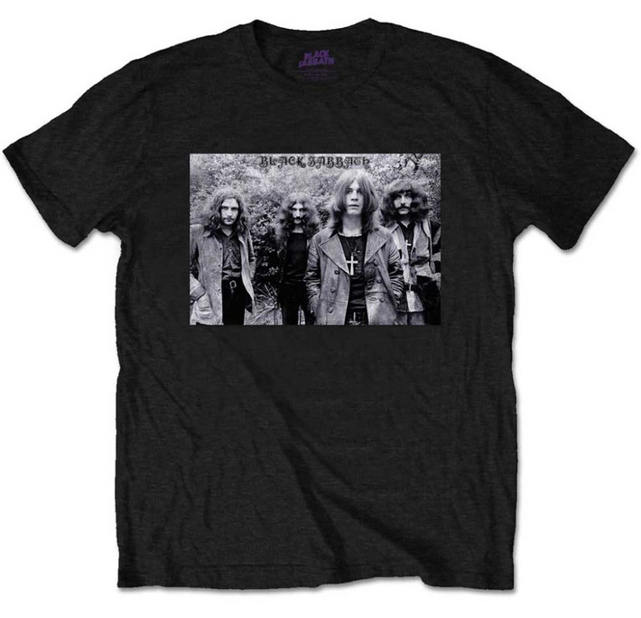 Black Sabbath 'Group Shot' (Black) T-Shirt