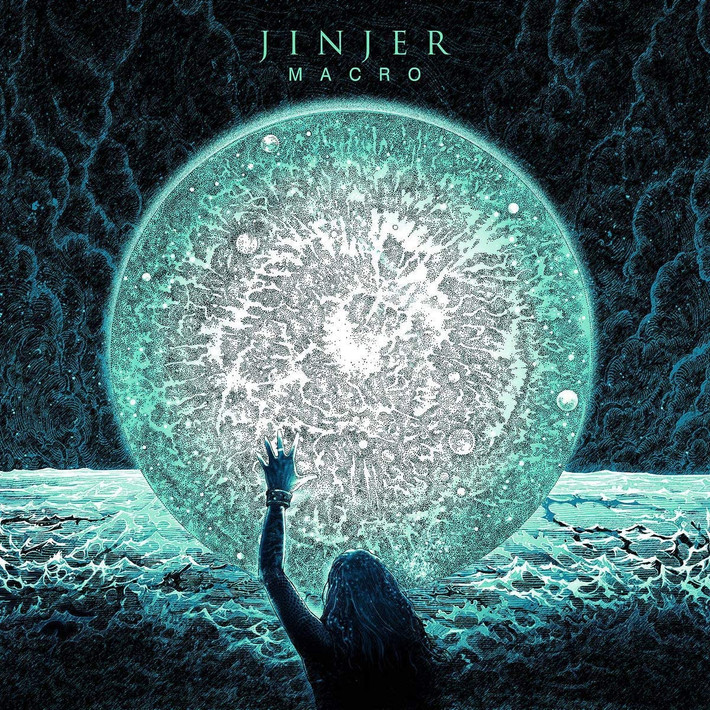 Jinjer 'Macro' LP Silver / Black Marble Vinyl