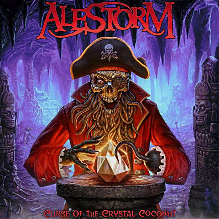 Alestorm 'Curse Of The Crystal Coconut' LP Black Vinyl