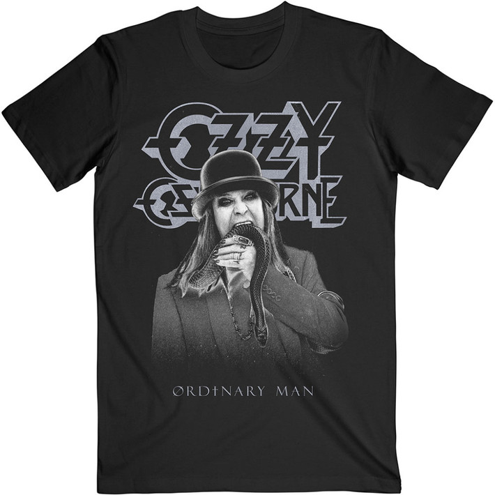 Ozzy Osbourne 'Ordinary Man Snake' (Black) T-Shirt | Eyesore Merch