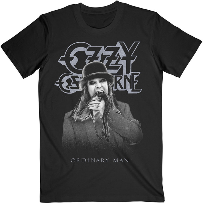 Ozzy Osbourne 'Ordinary Man Snake' (Black) T-Shirt