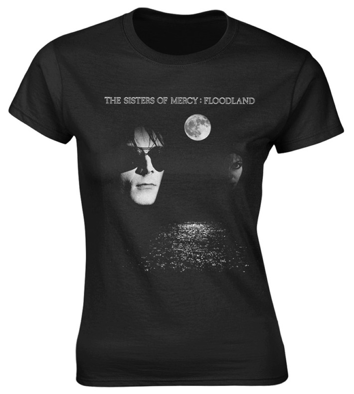 The Sisters Of Mercy 'Floodland' (Black) Womens Fitted T-Shirt