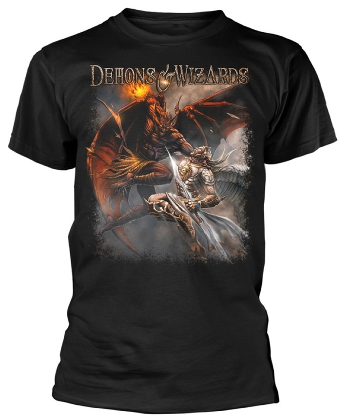 Demons & Wizards 'Diabolic' (Black) T-Shirt