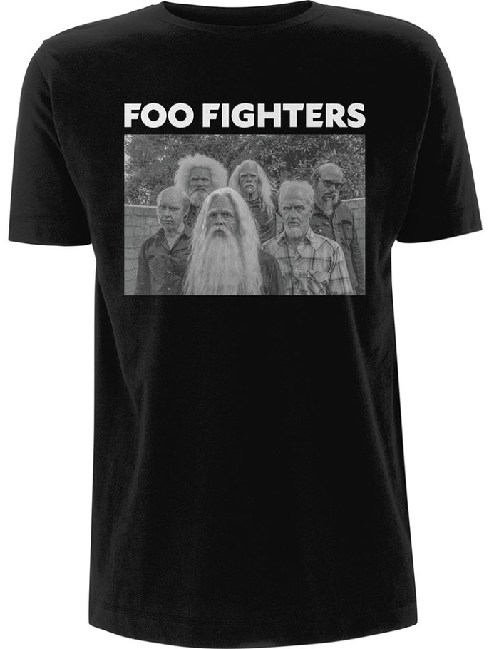 Foo Fighters 'Old Band Photo' (Black) T-Shirt