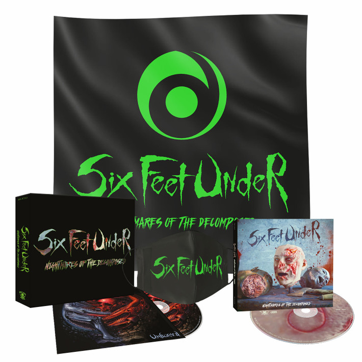 Six Feet Under 'Nightmares Of The Decomposed' Deluxe CD Box With Bonus Material