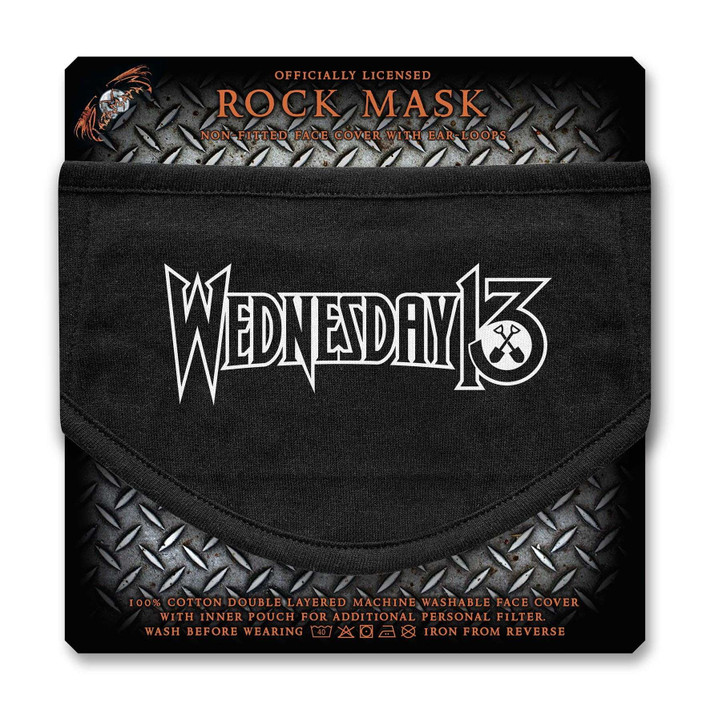 Wednesday 13 'Logo' (Black) Face Mask