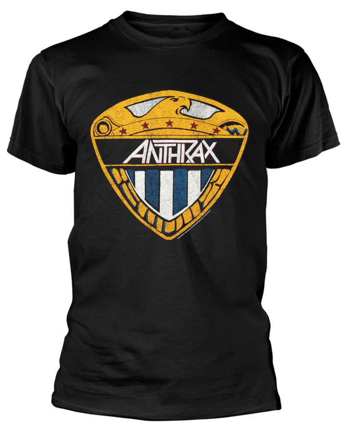 Anthrax 'Eagle Shield' (Black) T-Shirt