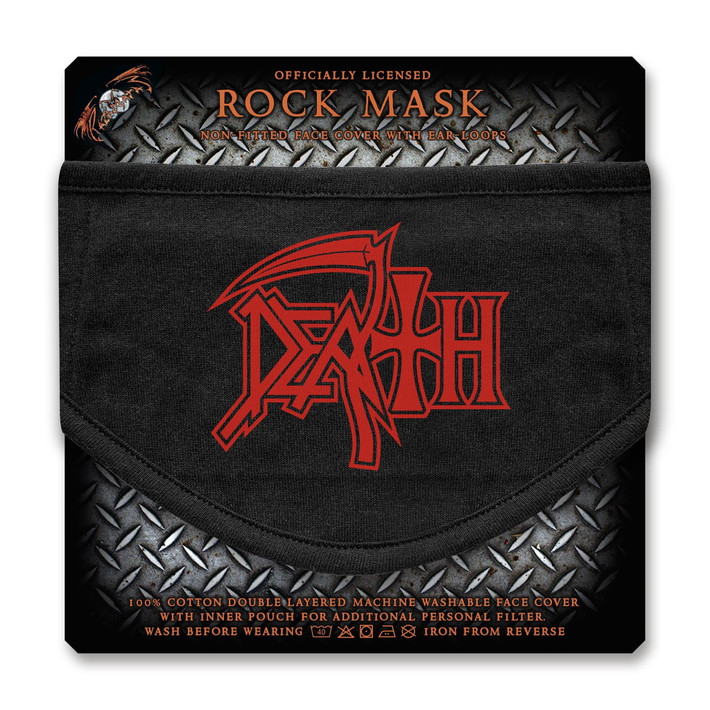 Death 'Logo' (Black) Face Mask
