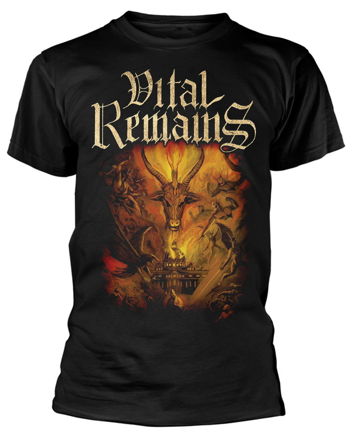 Vital Remains 'Dawn Of The Apocalypse' (Black) T-Shirt