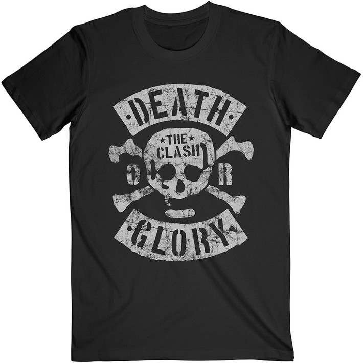The Clash 'Death Or Glory' (Black) T-Shirt