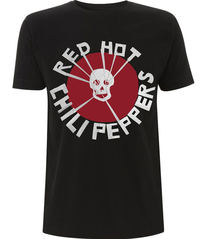 Red Hot Chili Peppers 'Flea Skull' (Black) T-Shirt