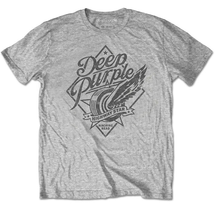 Deep Purple 'Machine Head' (Grey) T-Shirt