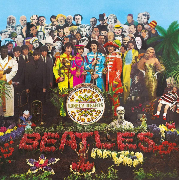 The Beatles 'Sgt. Pepper's Lonely Hearts Club Band' LP Black Vinyl