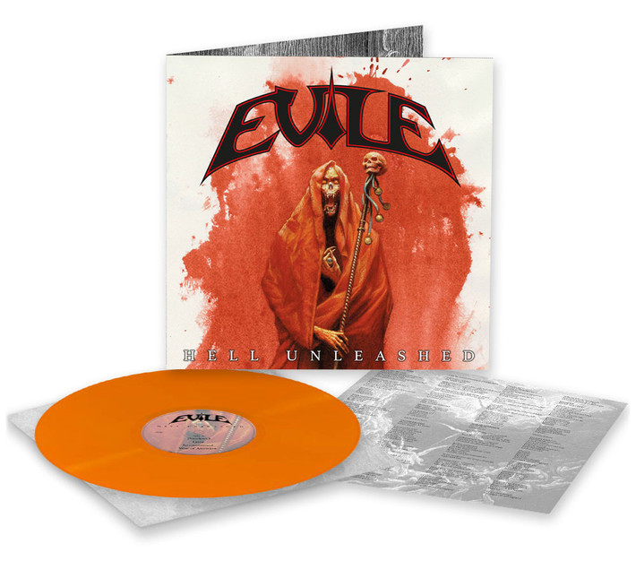 Evile 'Hell Unleashed' LP EXCLUSIVE Demon Fire Orange Vinyl