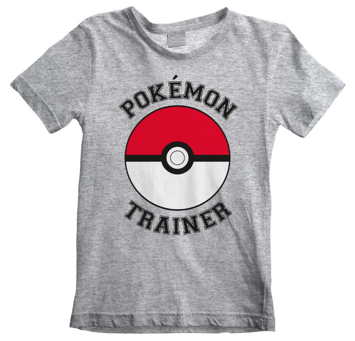 Pokémon 'Trainer' (Heather Grey) Kids T-Shirt