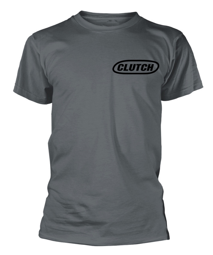 Clutch 'Classic Logo' (Grey) T-Shirt