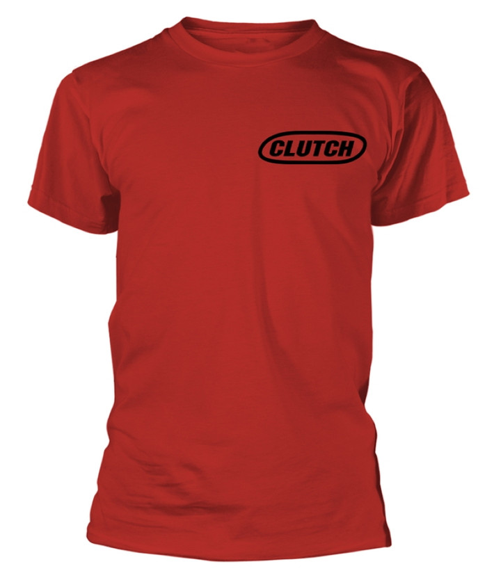 Clutch 'Classic Logo' (Red) T-Shirt