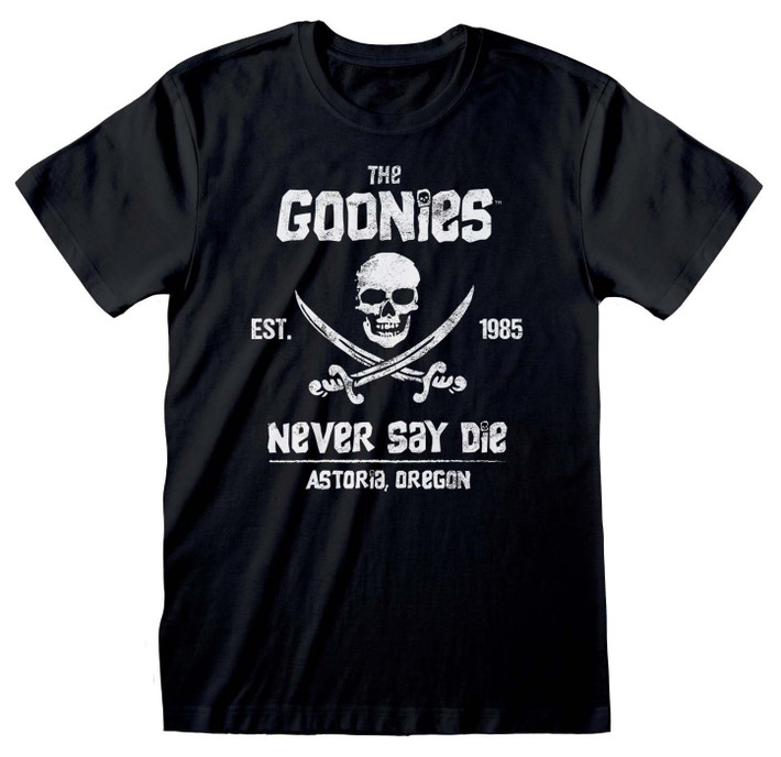 The Goonies 'Never Say Die' (Black) T-Shirt