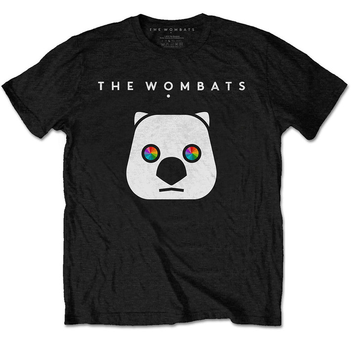 The Wombats 'Rainbow Eyes' (Black) T-Shirt
