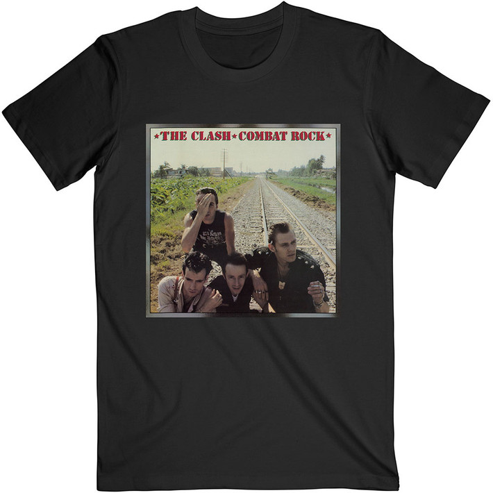 The Clash 'Combat Rock' (Black) T-Shirt