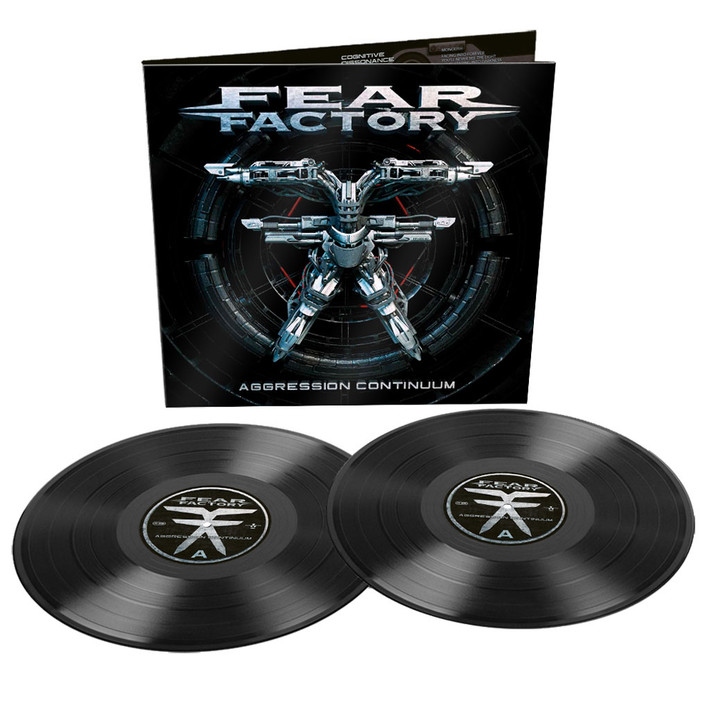 Fear Factory 'Aggression Continuum' 2LP 140g Black Vinyl