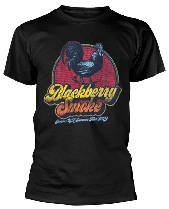 Blackberry Smoke 'Euro Tour 2019' (Black) T-Shirt