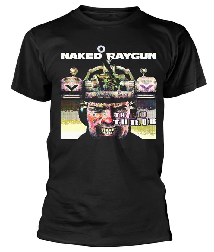 Naked Raygun 'Throb Throb' (Black) T-Shirt