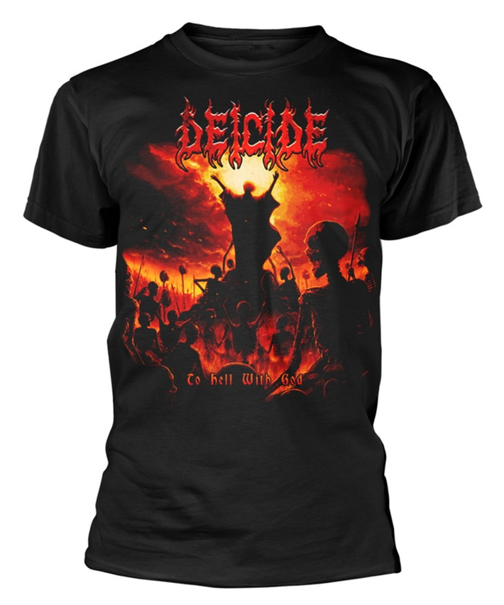 Deicide 'To Hell With God' (Black) T-Shirt