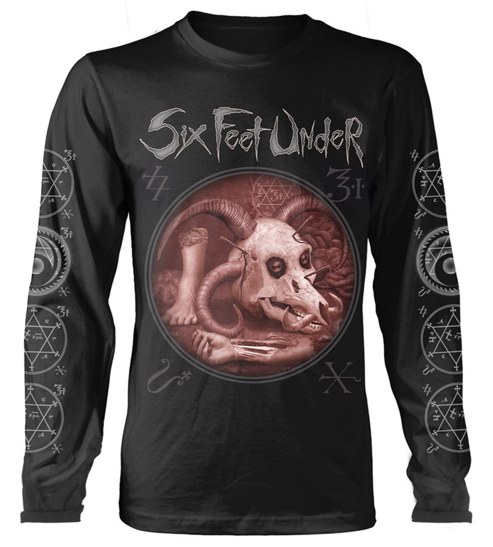 Six Feet Under 'Euro Tour' (Black) Long Sleeve Shirt