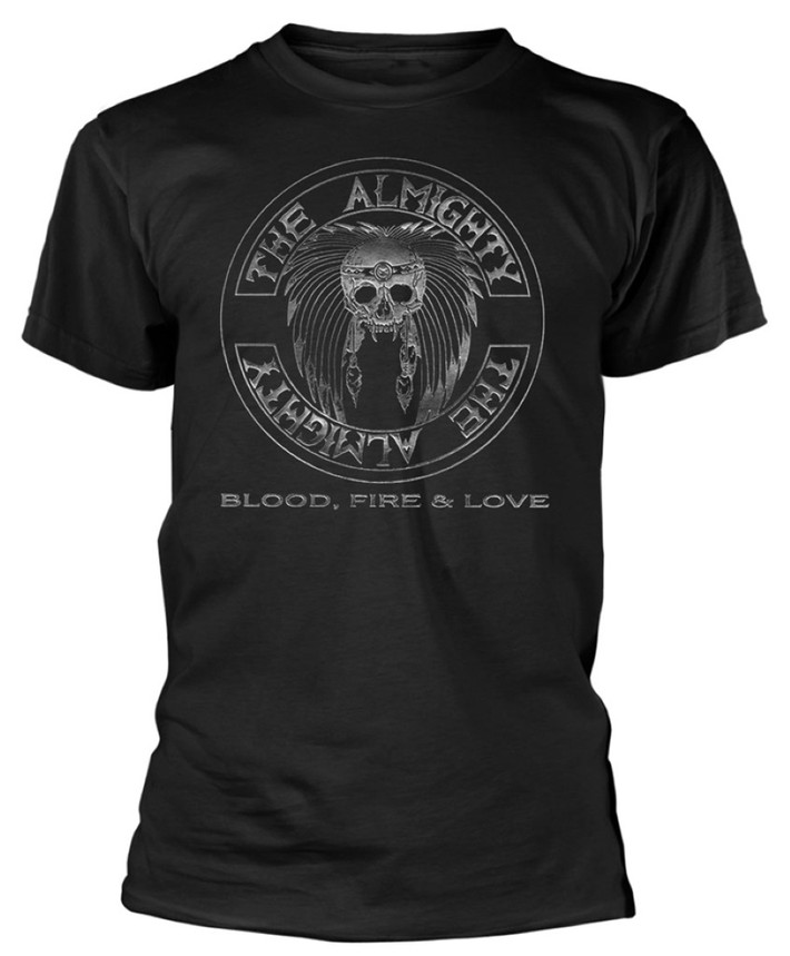The Almighty 'Blood, Fire & Love' (Black) T-Shirt