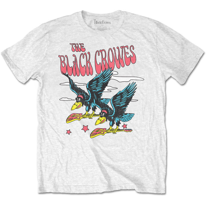 The Black Crowes 'Flying Crowes' (White) T-Shirt