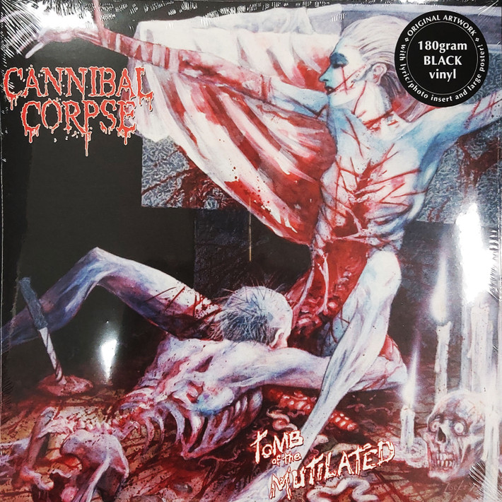 Cannibal Corpse 'Tomb Of The Mutilated' LP 180g Black Vinyl